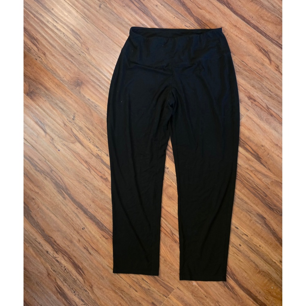 J.Jill Wearever Smooth-Fit Slim Leg Pants Black Petite Small Womens
